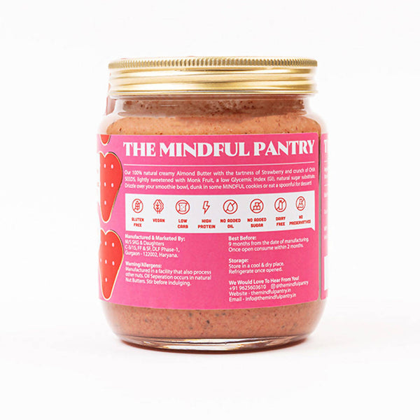 Strawberry and Chia Seed Almond Butter I 530 g