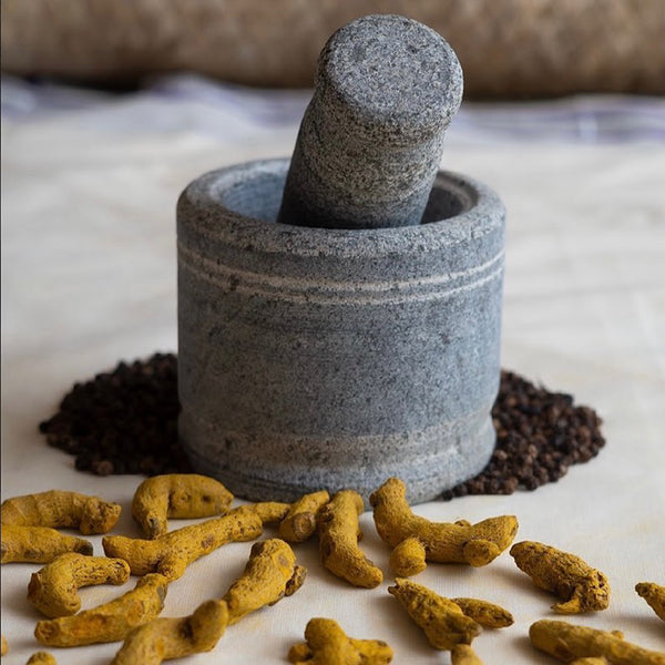 Stone Mortar and Pestle | Kitchen Tools | 4x5 inches