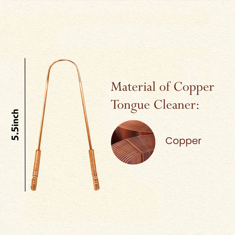 Copper Tongue Cleaner | Pack of 2