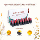 Just Herbs Mini Lipstick Combo | Sampler Kit | Pack of 16