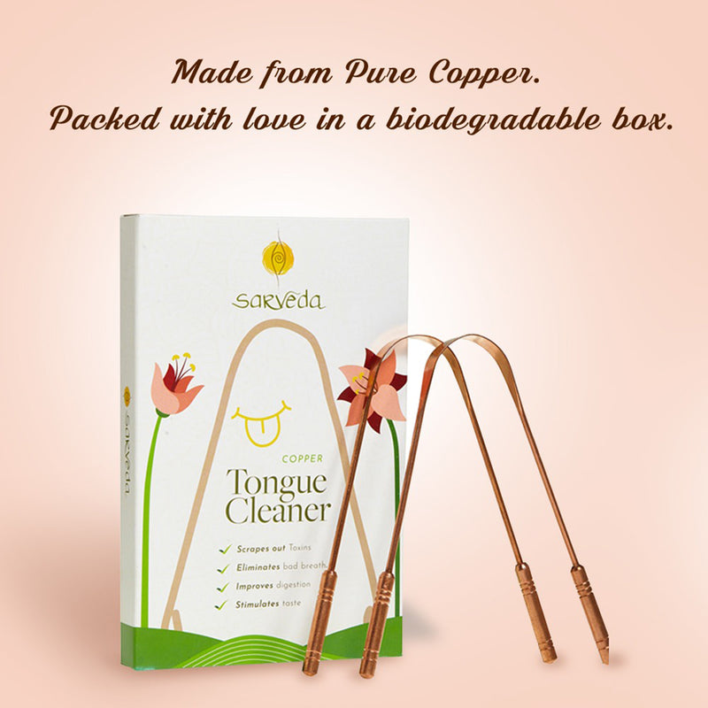 Copper Tongue Cleaner | Straight | Pack of 1