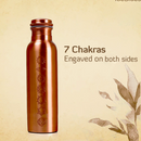 Copper Bottle With Cleaning Brush | 1 Litre