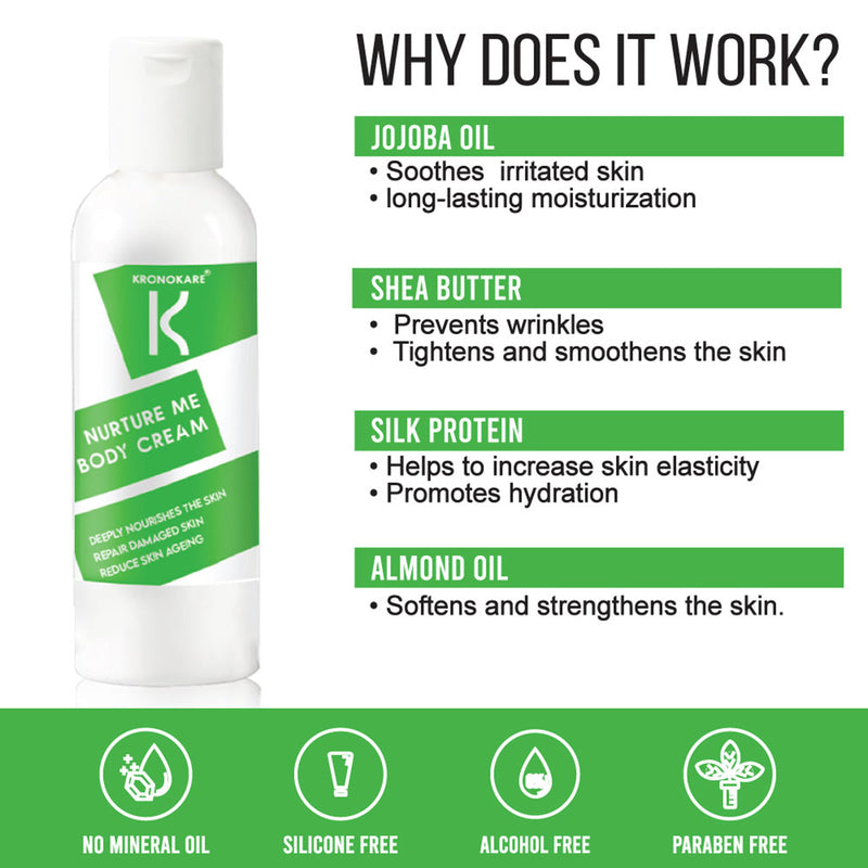 Body Cream | Natural Deep Nourishment &  Repair Damaged Skin | 100 ml