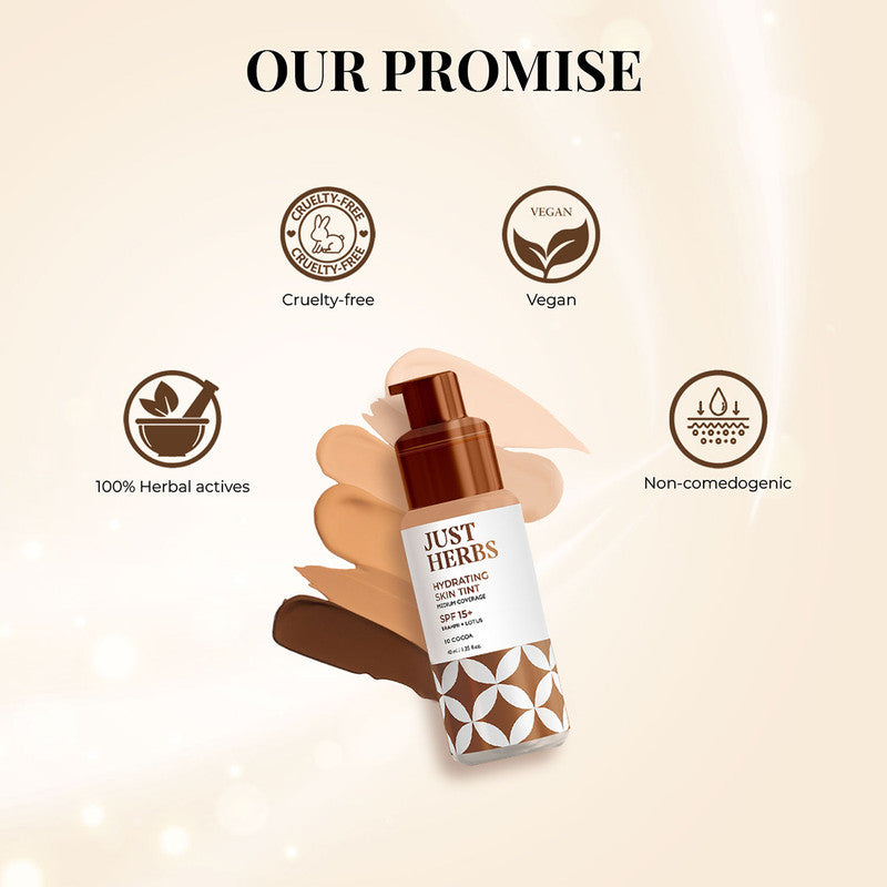 Hydrating Skin Tint | Sun Protection with SPF 15+ | Cocoa | 40 ml