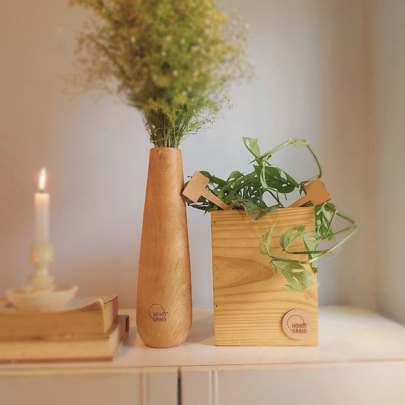 Eco Friendly Wooden Vase