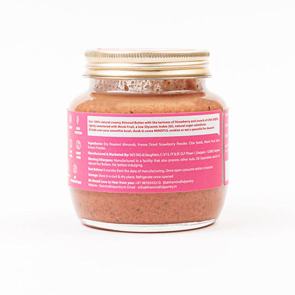 Gluten Free Almond Butter with Strawberry and Chia Seed | 275 g