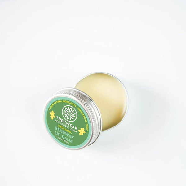 Tree Wear Beeswax Lip Balm | Unscented | 15 g