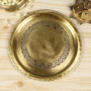 Brass Pooja Thali | Antique Finish