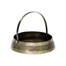 Brass Flower Basket | Antique Finish.