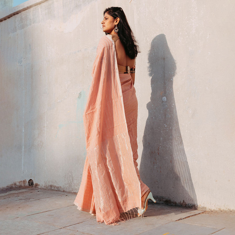 Festive Wear | Cotton Silk Saree | Pink