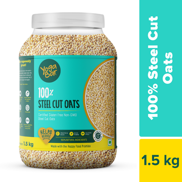 Yoga Bar Steel Cut Oats | Gluten Free | 1.5 kg