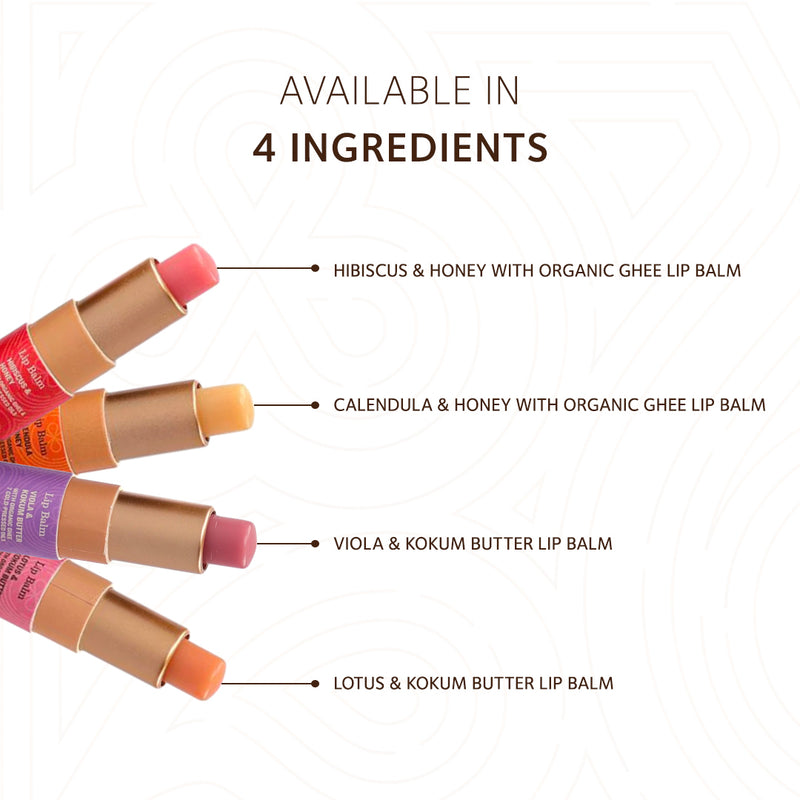 Ayurvedic Butter Lip Balm I  Viola & Kokum I 3.5 g