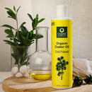 Organic Harvest Cold Pressed Castor Oil| For Moisturizing Skin, Hair & Nail Growth | 200ml.