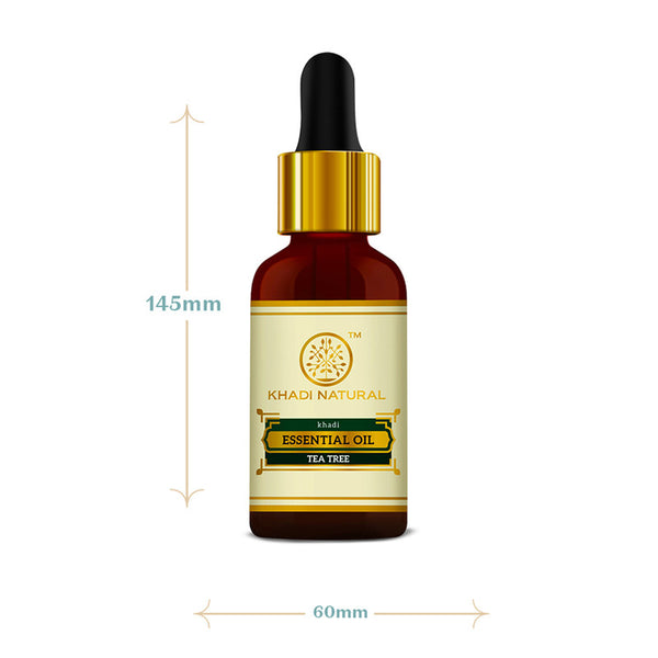 Khadi Natural | Tea tree Oil | Anti Dandruff And Skin Nourishment | 15 ml