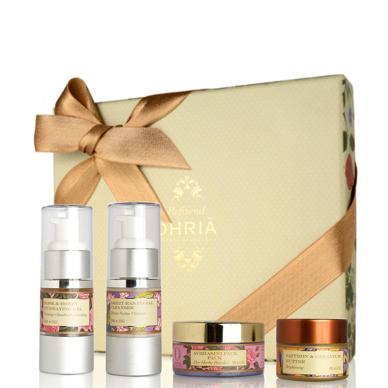 Festive Gifts | Ohria Ayurveda Dry Skin Ritual Combo | Set of 4 | Skin Hydration