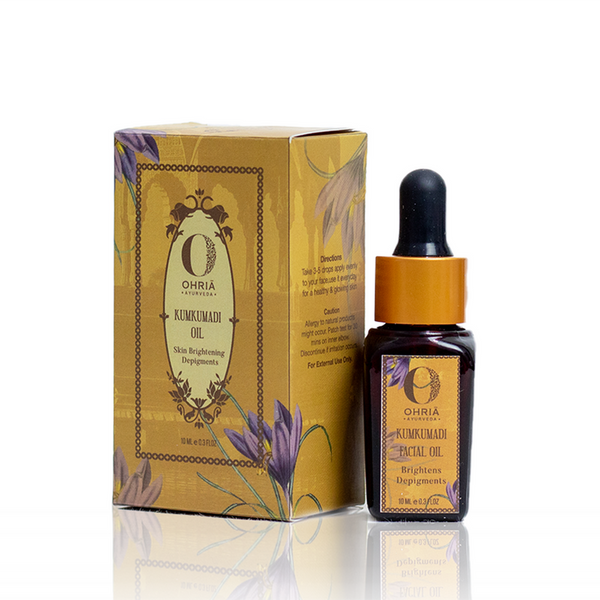 Ohria Ayurveda Kumkumadi Tailam | Facial Oil | Wrinkles & Reduces Scars | 10 ml