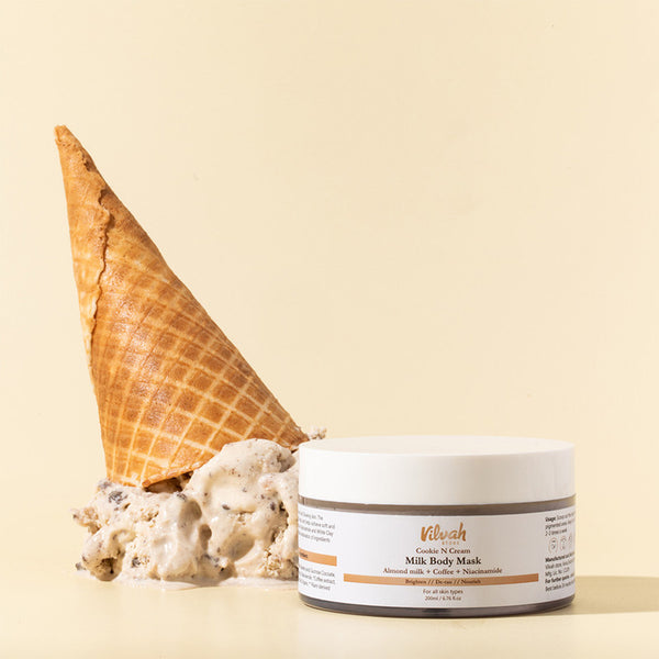 Body Mask | Cookie N Cream  | Reduces Pigmentation | 200 ml