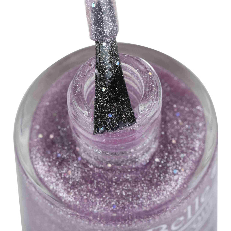 Gel Nail Polish | Cruelty Free | Ophelia Lavender with Holo Glitter | 8 ml