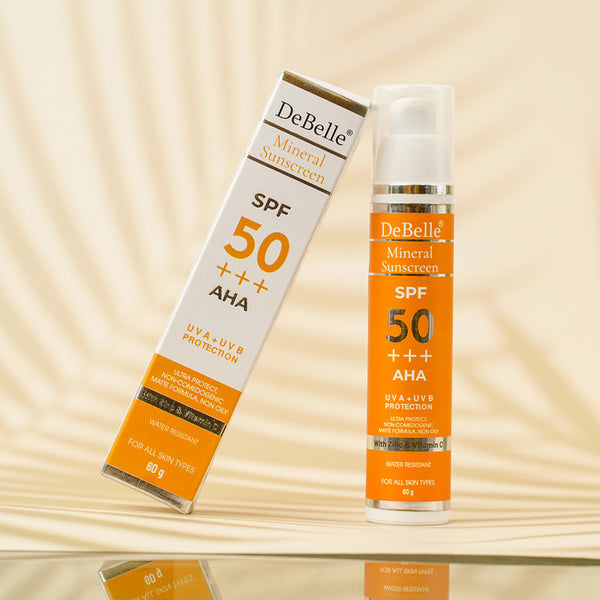 Mineral Sunscreen | SPF 50+++ with Vitamin C | Water Resistant | 60 g