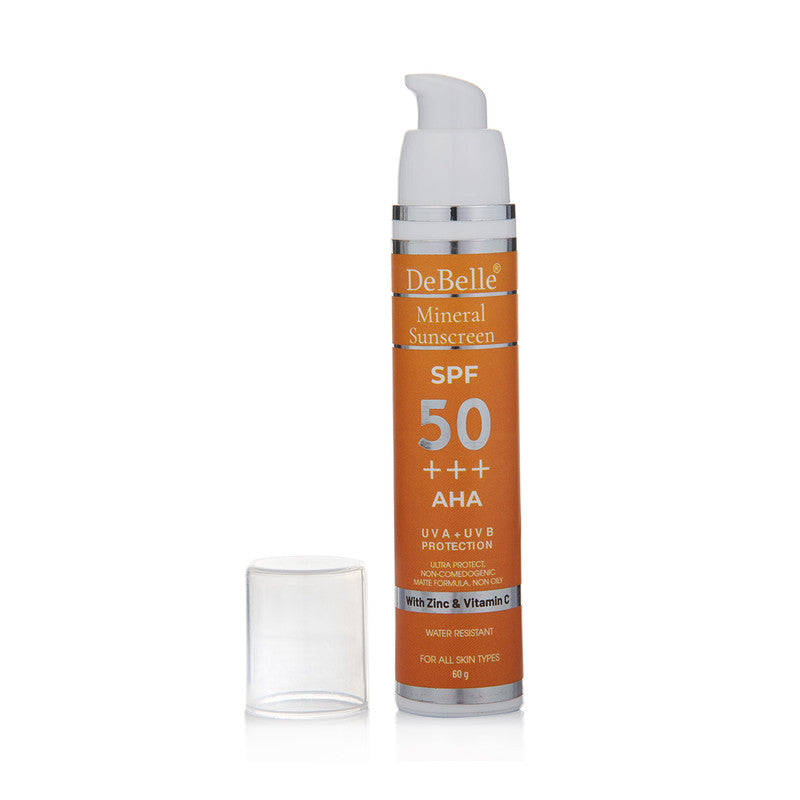 Mineral Sunscreen | SPF 50+++ with Vitamin C | Water Resistant | 60 g