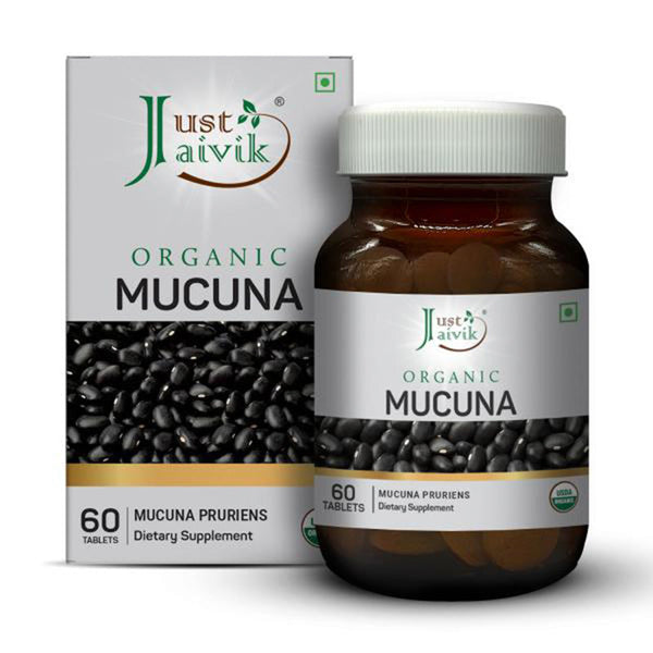 Organic Mucuna Pruriens Tablets | Dietary Supplement | 60 Tablets