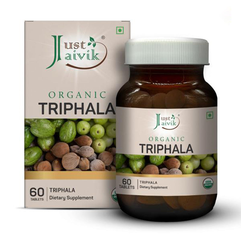 Triphala Tablets | Organic Dietary Supplement | 60 Tablets