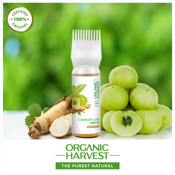 Amla Oil | Organic Harvest Complete Care Hair Oil | For Dry & Frizzy Hair | 150ml
