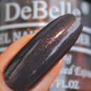 Gel Nail Polish | Cruelty Free | Copper Glaze Dark Grey | 8 ml