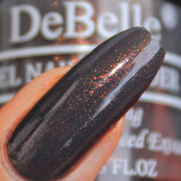 Gel Nail Polish | Cruelty Free | Copper Glaze Dark Grey | 8 ml