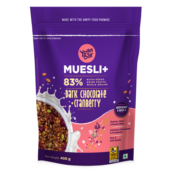 Yoga Bar Muesli | Dark Chocolate Cranberry | 400 g