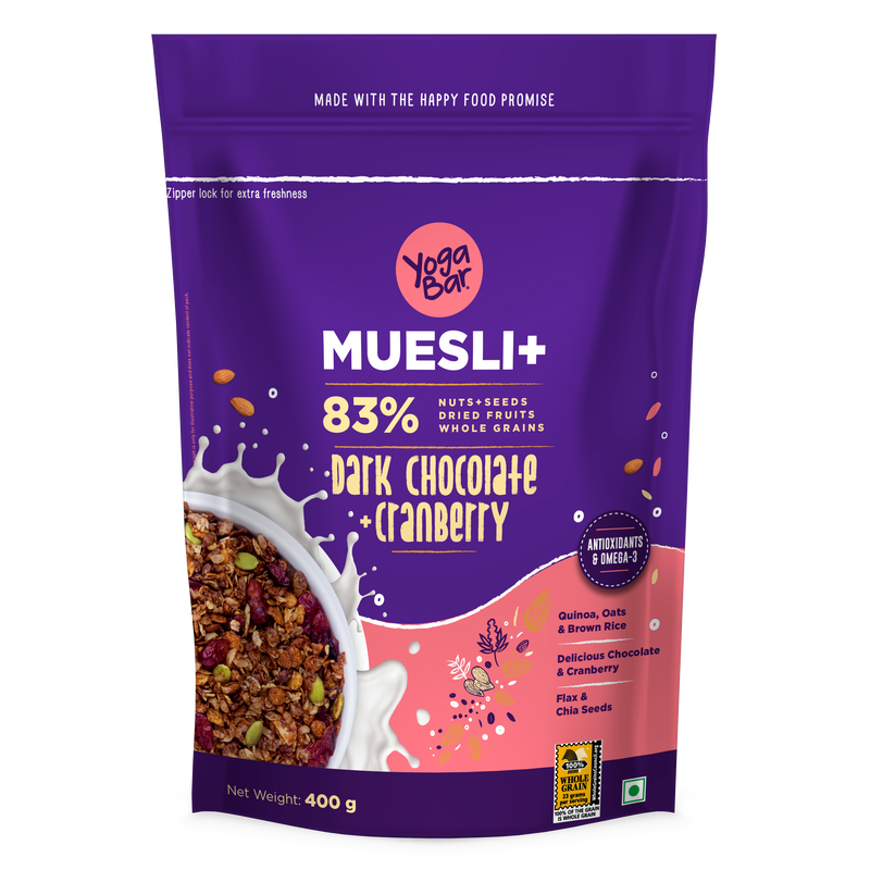 Yoga Bar Muesli | Dark Chocolate Cranberry | 400 g