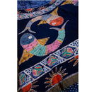 Festive Wear | Maheshwari Cotton Silk Batik Saree | Dark Blue