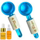 Ice Globes Facial Tool | Face Oil, Vitamin C Serum