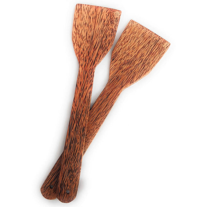 Handcrafted Coconut Wood Spatula Set of 2