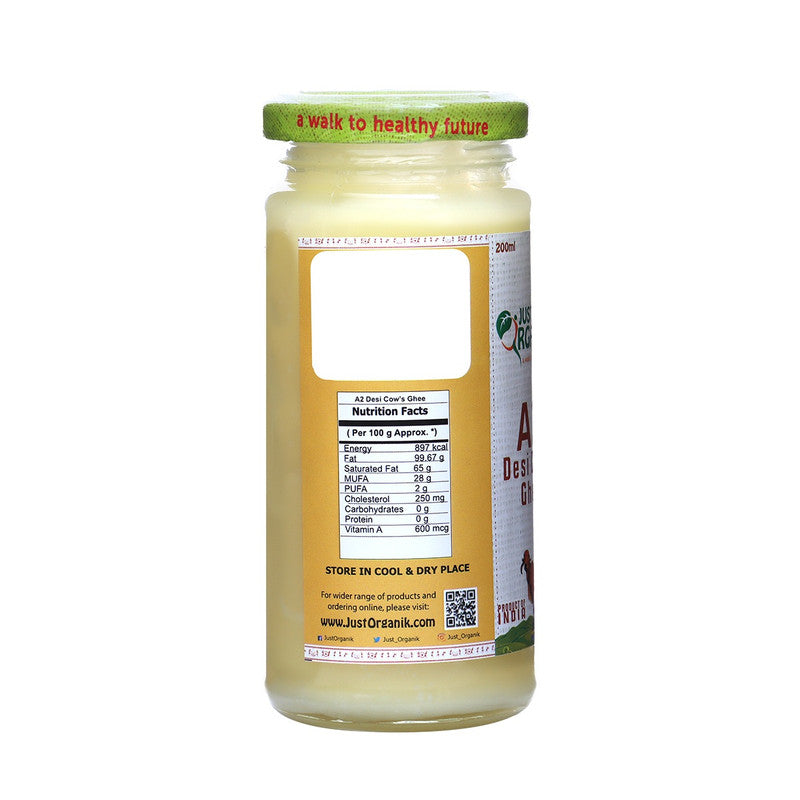 A2 Cow Ghee | Organic | 200 ml | Rich in Omega -3