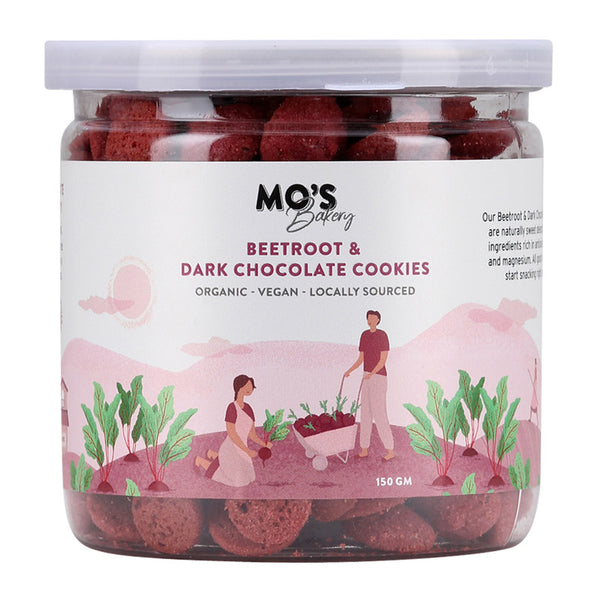 Cookies | Beetroot & Dark Chocolate | Vegan | 150 g