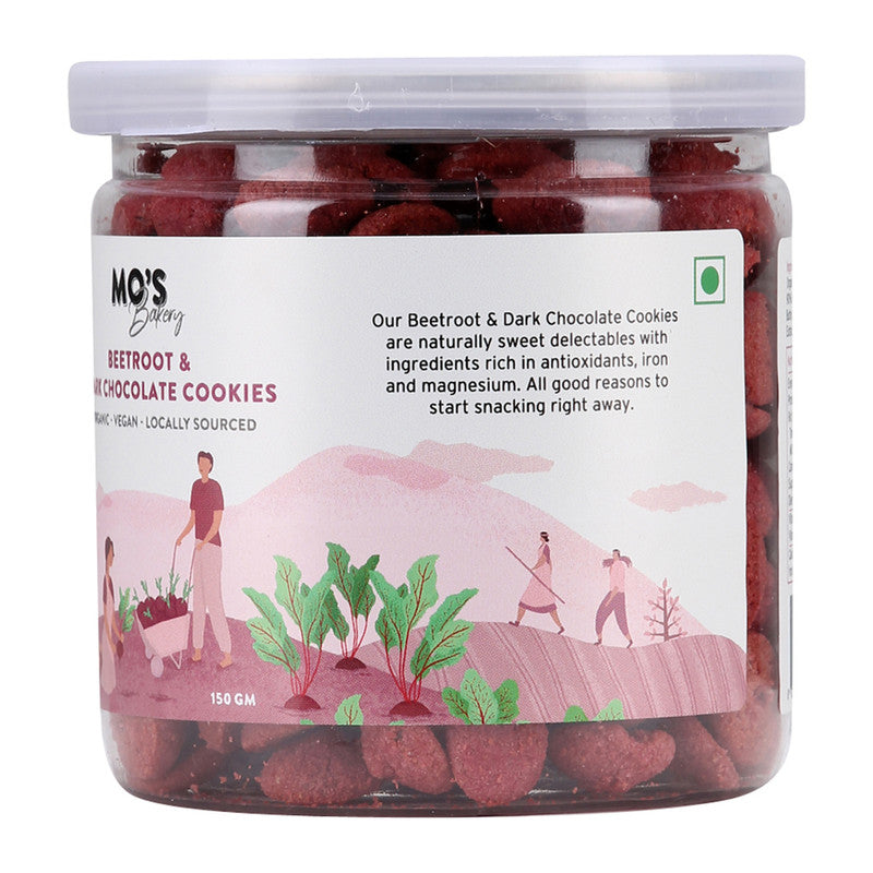 Cookies | Beetroot & Dark Chocolate | Vegan | 150 g