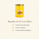 A2 Cow Ghee | Processed with Vedic Bilona | 500 ml