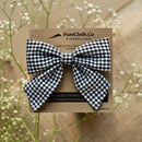 Hair Accessories for Girls | Bow Hair Clip | Organic Cotton | Black