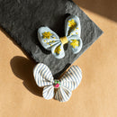 Organic Cotton Butterfly Hair Clips | Set of 2