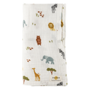 Organic Muslin Baby Swaddle | Printed | Set of 3 | 105 x 105 cm