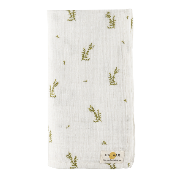 Organic Muslin Printed Baby Swaddle | Super-Light | Set of 2 | 105 x 105 cm