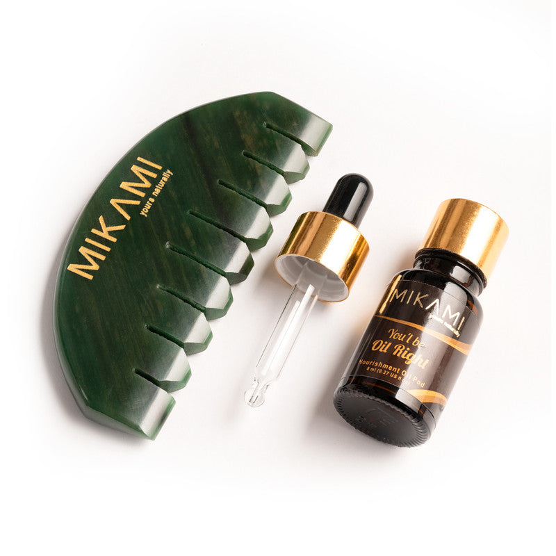 Gift Hamper | Jade Comb | Hair Oil | Pack of 2