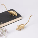 Decor Items | Brass Mouse | Gold | 18 cm