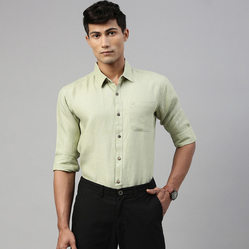 Hemp Shirts | Formal Shirt | Pista Green