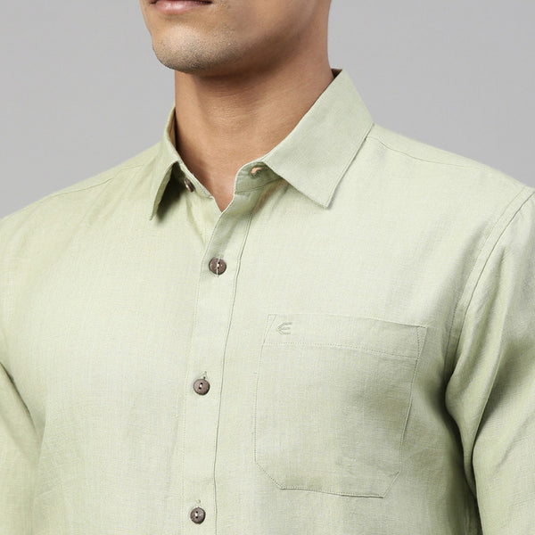 Hemp Shirts | Formal Shirt | Pista Green