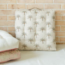 Cotton Canvas Floor Cushion | Printed | White