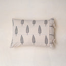 Organic Cotton Cushion Cover | Printed | Off-White