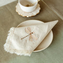 Cotton Napkins | Embroidered | Off-White | Set of 4