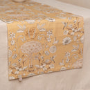 Cotton Canvas Table Runner | Printed | Yellow